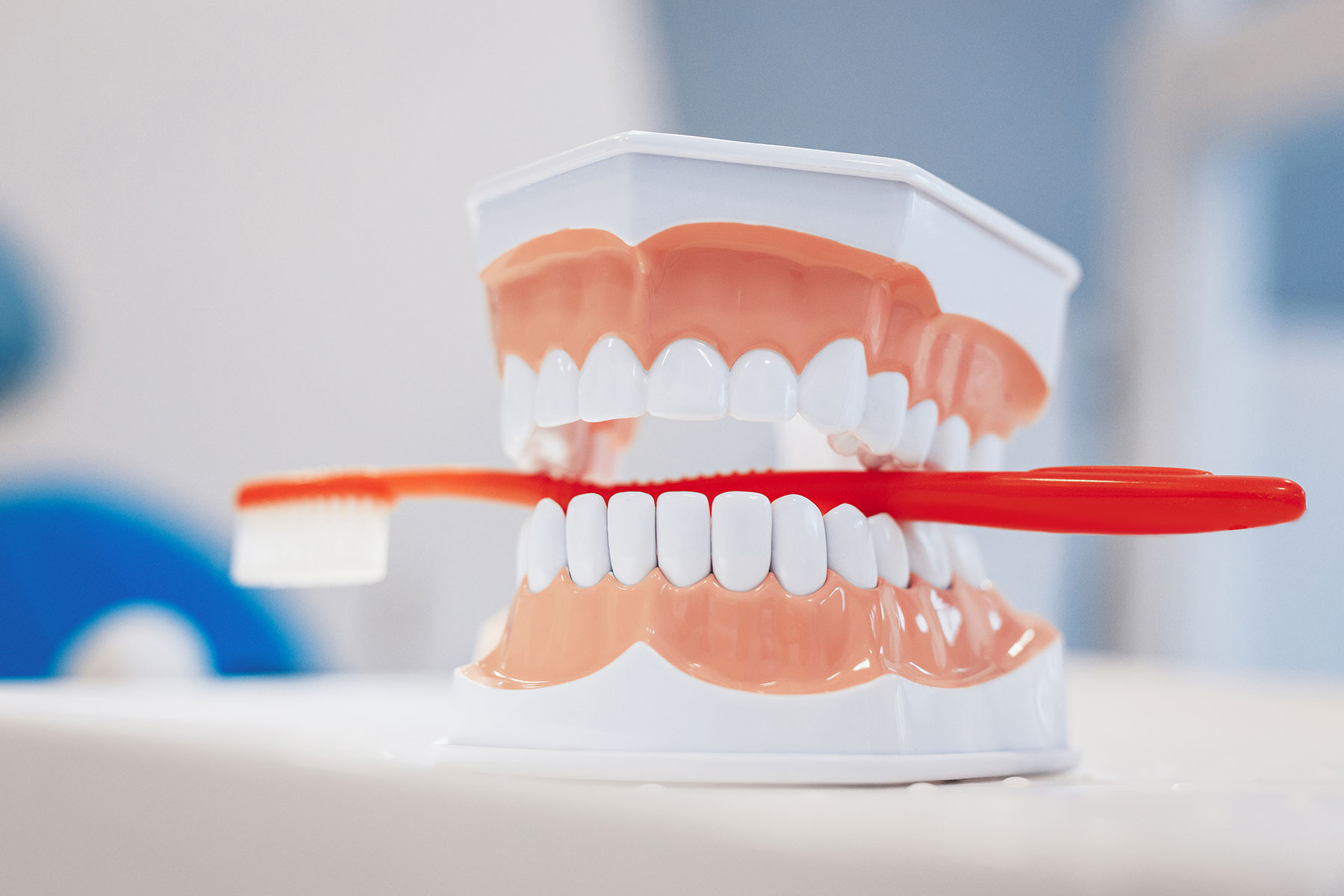 Patient speaking with a dental professional during a consultation